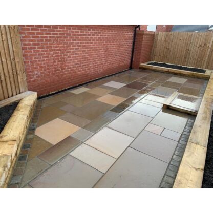 INDIAN HONED RAJ GREEN SMOOTH SANDSTONE 22MM - 20.03M2