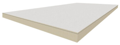 2400MM X 1200MM X 62.5MM PIR BACKED PLASTERBOARD