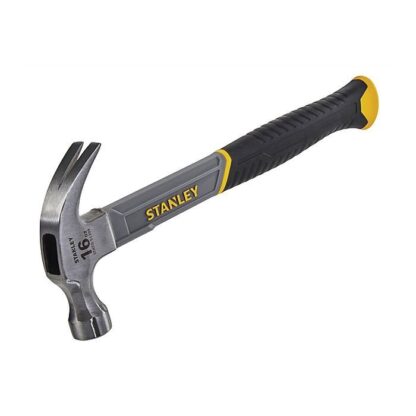 STANLEY F/GLASS BLACK HANDLE CLAW HAMMER 16OZ
