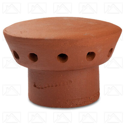 FLUEVENT 185MM SPIGGOT RED