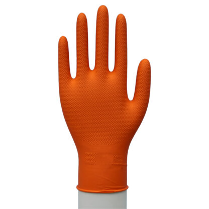 ORANGE ULTRA GRIPPER NITRILE BOX 100 SIZE LARGE - Image 2