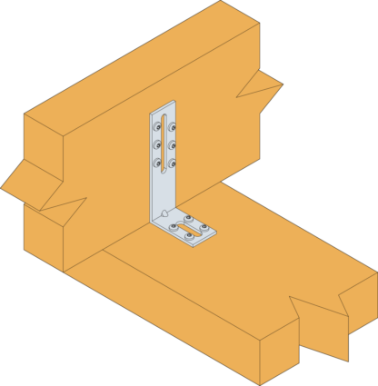 SIMPSON EFIXR753C50 ADJUSTABLE ANGLE BRACKET 70x55x30mm - Image 2