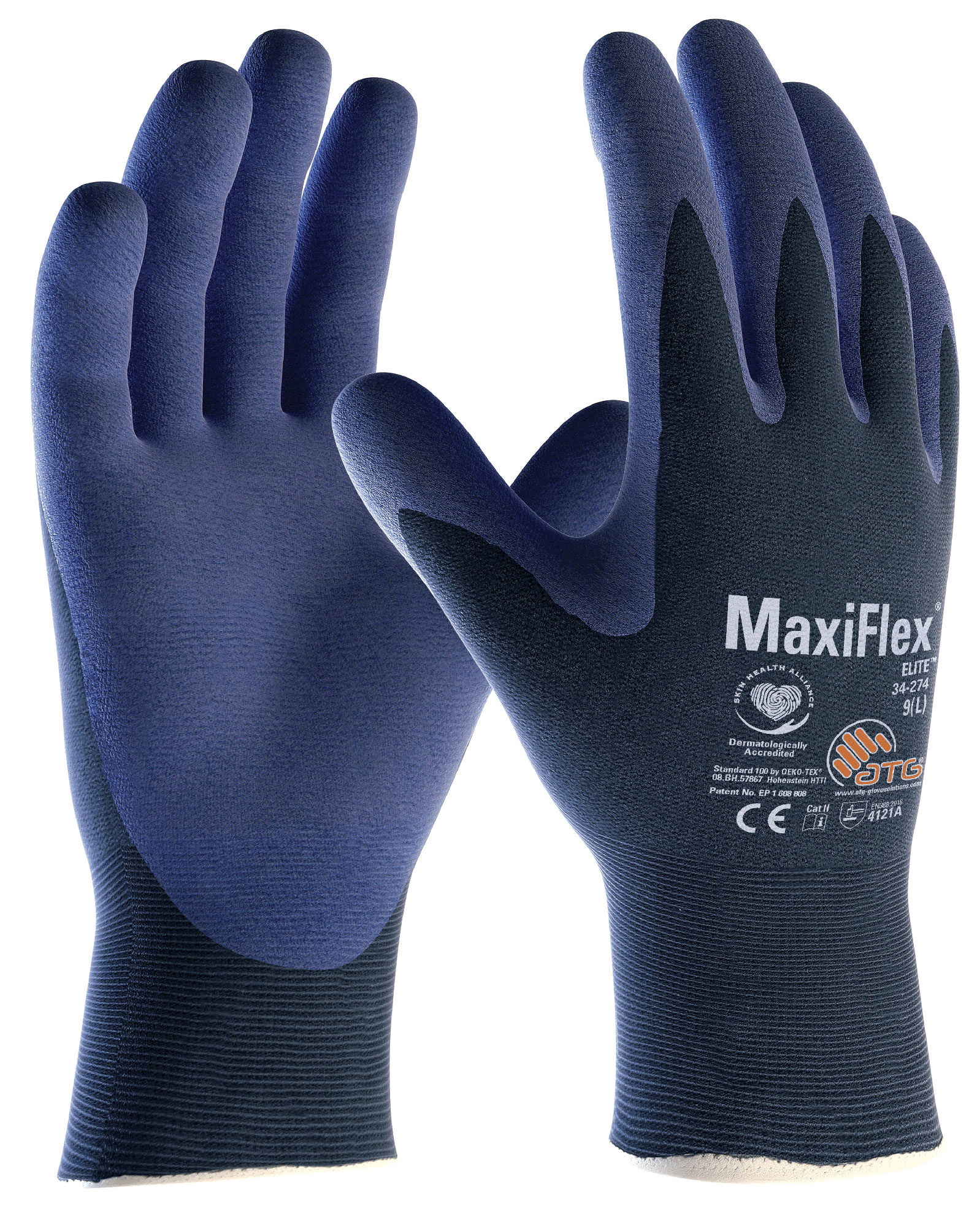 MAXIDRY ELITE PALM BLUE GLOVES