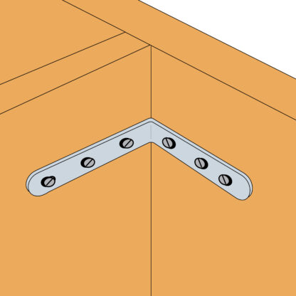 SIMPSON EC60/2 L/DUTY ANGLE BRACKET 60/60/15MM - Image 2