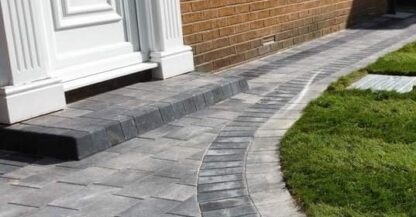 PLASMOR LOW H/BATT KERB EXT CHARCOAL ANGLE - Image 2