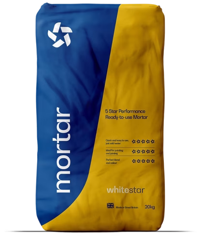 WHITESTAR MORTARMIX  20KG