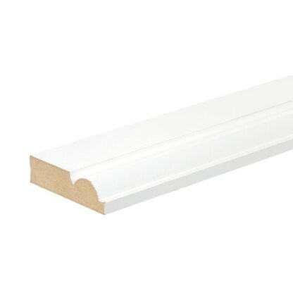 WHITE PRIMED MDF TORUS ARCHITRAVE 18 X 68 X 4.4MTR - Image 2