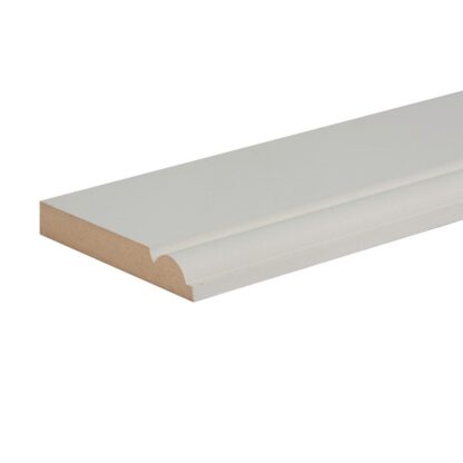 WHITE PRIMED MDF TORUS SKIRTING 18 X 119 X 4.4MTR - Image 2
