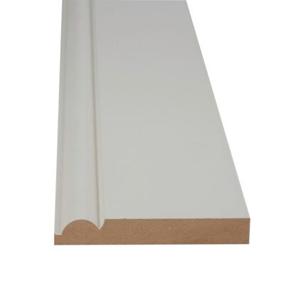 WHITE PRIMED MDF TORUS SKIRTING 18 X 119 X 4.4MTR - Image 5