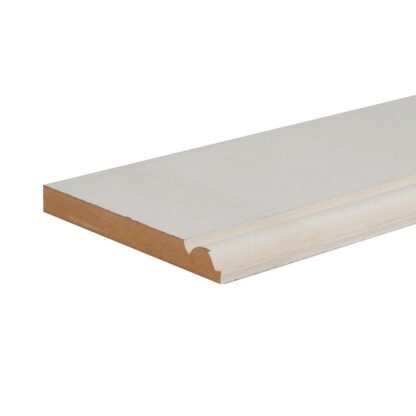 WHITE PRIMED MDF TORUS SKIRTING 18.5 x168 x 4.4MTR - Image 2