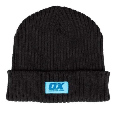 OX BEANIE HAT - BLACK