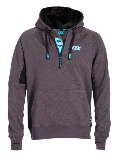 OX HOODIE BLACK/GREY - Image 4