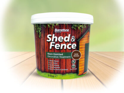 5LTR SHED & FENCE  PAINT DARK BROWN
