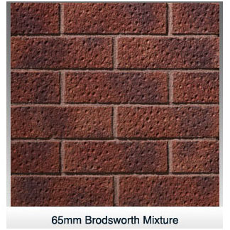 CARLTON 65MM BROADSWORTH MIXTURE FACING BRICK (504 PACK