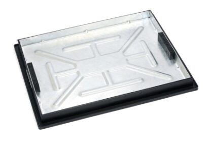 GALV 5TON 600x450 RECESS DOUBLE SEAL 4 SCREW TRAY T11G3