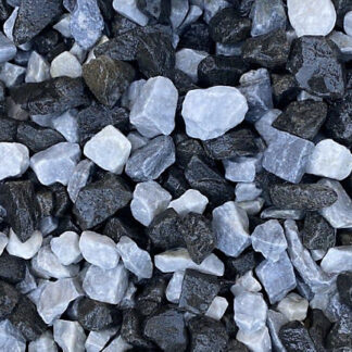 BLACK ICE DECORATIVE GRAVEL 20MM BULK BAG