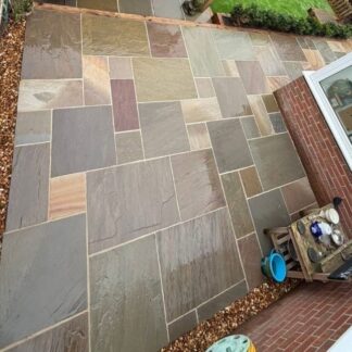 INDIAN RAJ GREEN SANDSTONE 22MM CALIBRATED - (19.50M2 per pack)