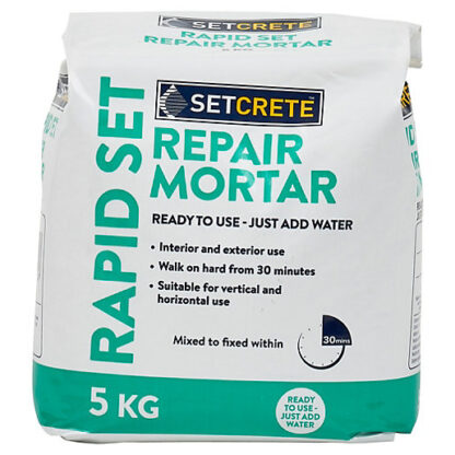 SETCRETE RAPID SET REPAIR MORTAR 5KG