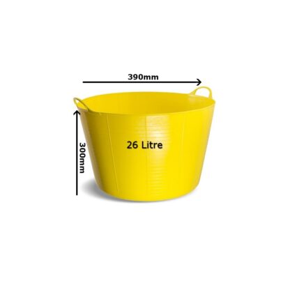 YELLOW GORILLA TUB 26LTR-MEDIUM SP26Y