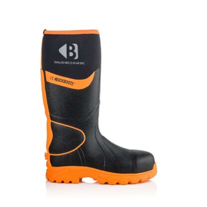BUCKLER BBZ8000 S5 THERMAL WELLINGTONS BLACK/ORANGE - Image 3